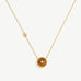 Elegant Chinese-Inspired Gold Necklace with Tiger’s eye Pendant | MaiaMina