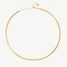 Elegant 18K Gold Plated Sterling Silver Herringbone Chain Necklace | Minimalist Jewelry for Women | MaiaMina