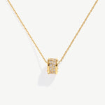 Timeless Rotating Pendant Necklace with Intricate Zircon Detailing | MaiaMina