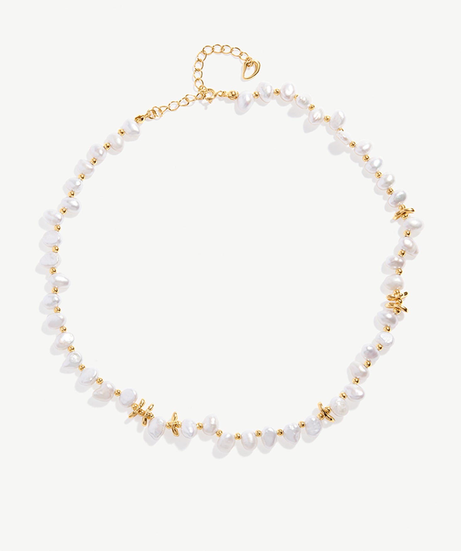 Elegant Freshwater Pearl & Gold Necklace | MaiaMina Jewelry