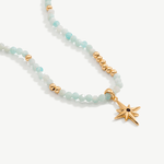 Celestial Gemstone Beaded Star Necklace | MaiaMina