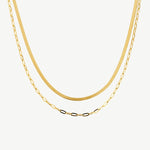 Classic Double Chain Necklace | MaiaMina 