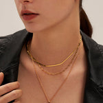 Classic Double Chain Necklace | MaiaMina 