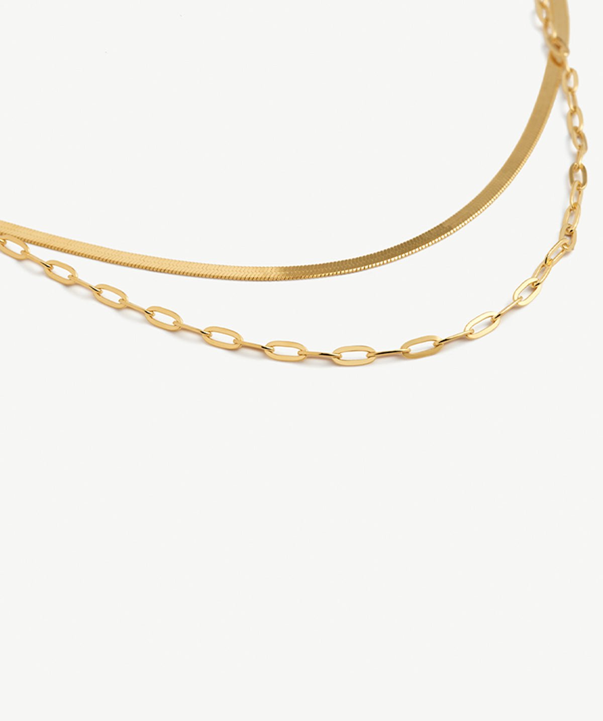 Classic Double Chain Necklace | MaiaMina 