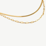 Classic Double Chain Necklace | MaiaMina 