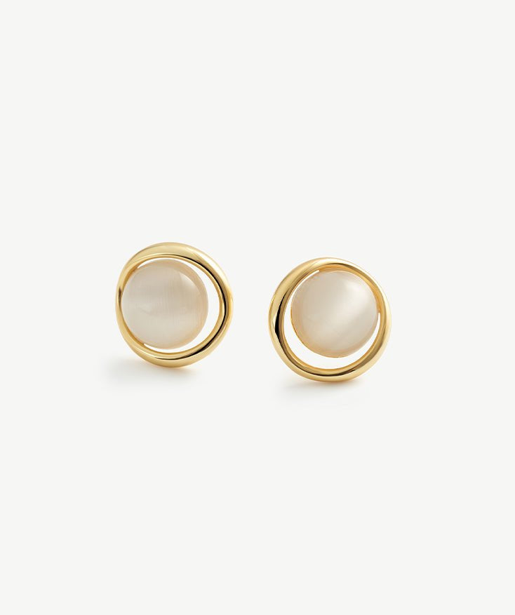 Classic Gemstone Stud Earrings | MaiaMina