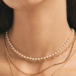 Classic Pearl Beaded Necklace | MaiaMina