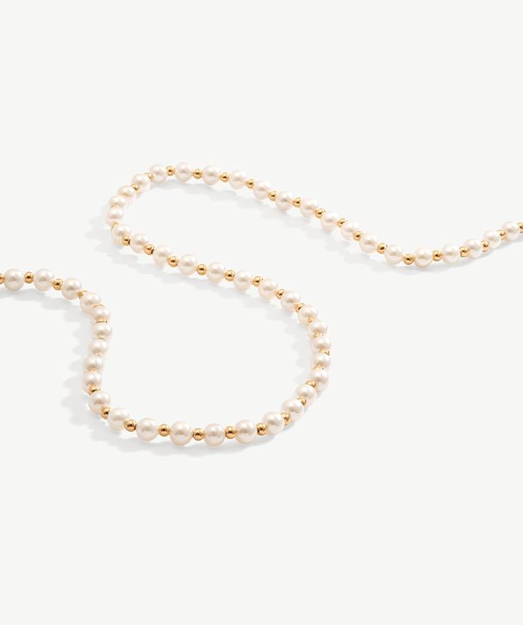 Classic Pearl Beaded Necklace | MaiaMina