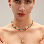 Gemstone Pendant Necklace | MaiaMina 