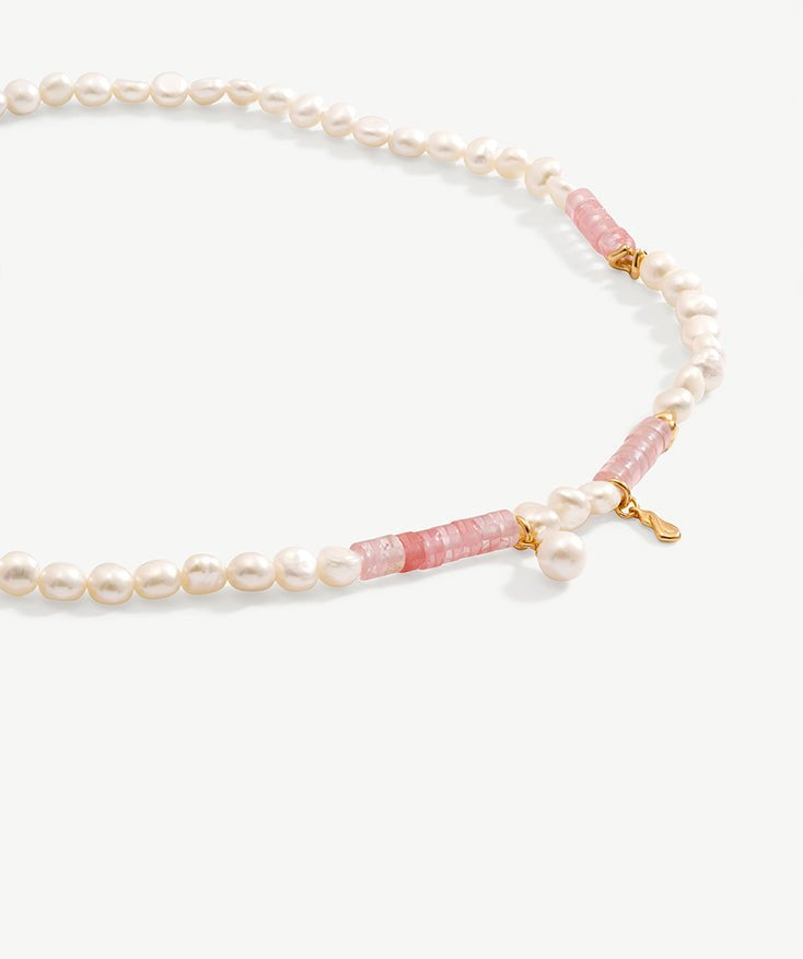 Holiday Gemstone Beaded Necklace | MaiaMina