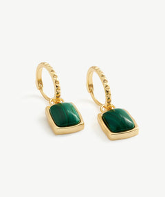 Holiday Gemstone Drop Earrings | MaiaMina