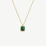 Holiday Gemstone Pendant Necklace | MaiaMina