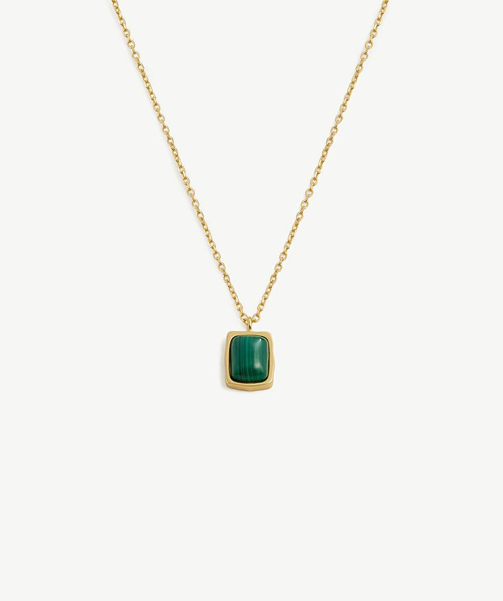 Holiday Gemstone Pendant Necklace | MaiaMina