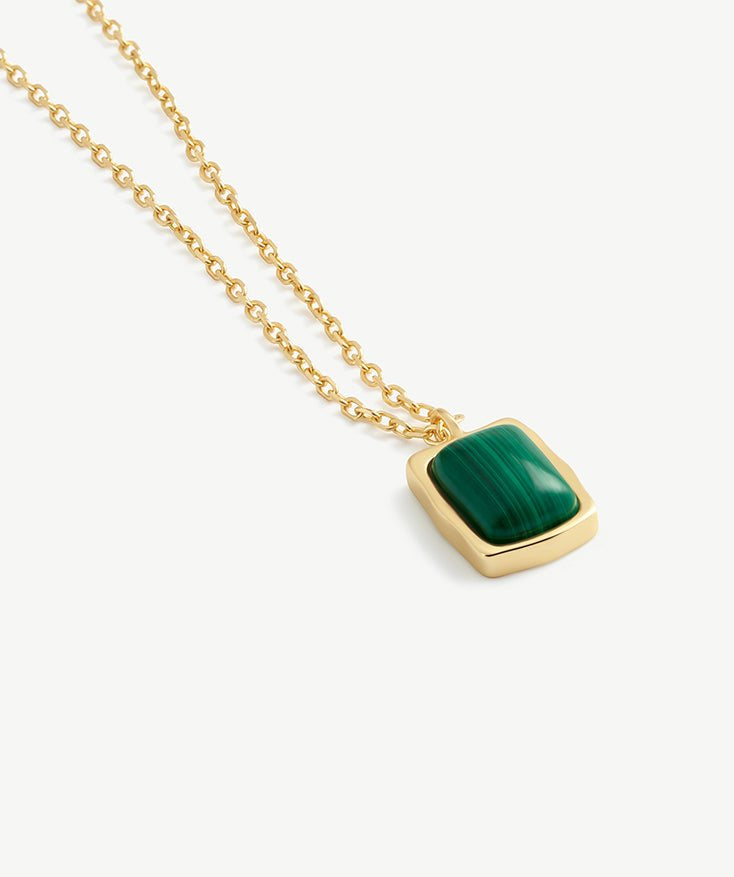 Holiday Gemstone Pendant Necklace | MaiaMina