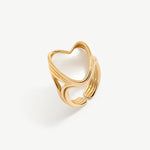 Love Heart Adjustable Ring | MaiaMina