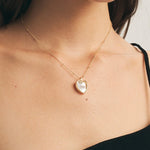 Love Mother of Pearl Pendant Necklace | MaiaMina