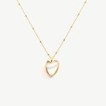 Love Mother of Pearl Pendant Necklace | MaiaMina