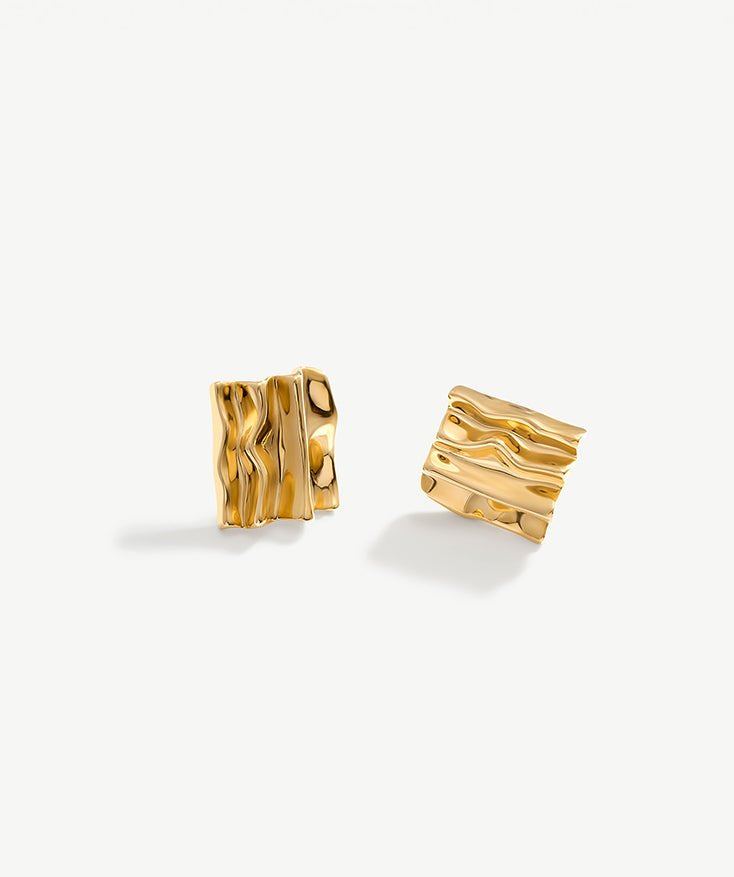 Molten Stud Earrings | MaiaMina