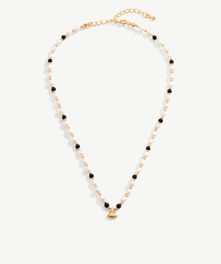 Ocean Pearl Beaded Shell Necklace | MaiaMina