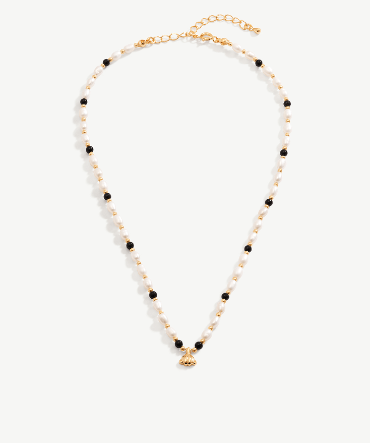 Ocean Pearl Beaded Shell Necklace | MaiaMina