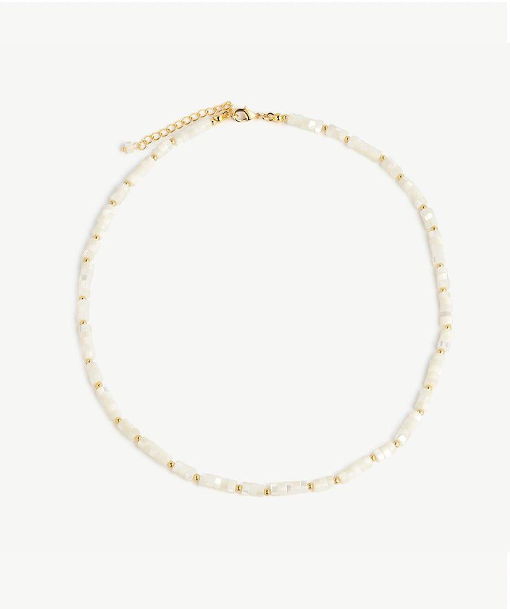 Ocean Puka Shell Beaded Necklace | MaiaMina 